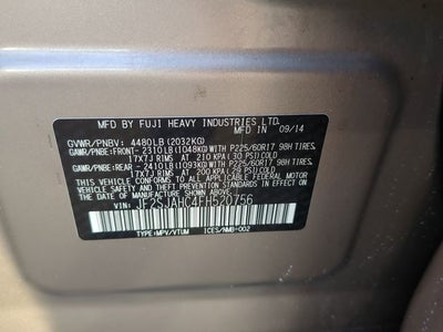 2015 Subaru Forester 2.5i Limited