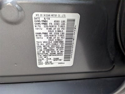 2019 Nissan Rogue SV