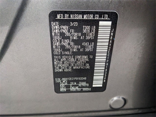 2023 Nissan Armada S