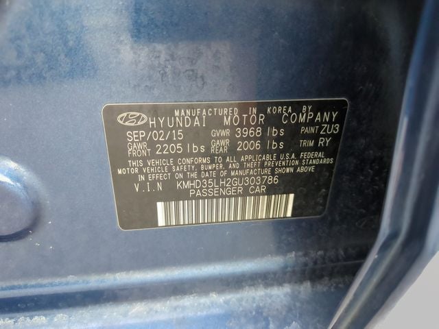 2016 Hyundai Elantra GT Base
