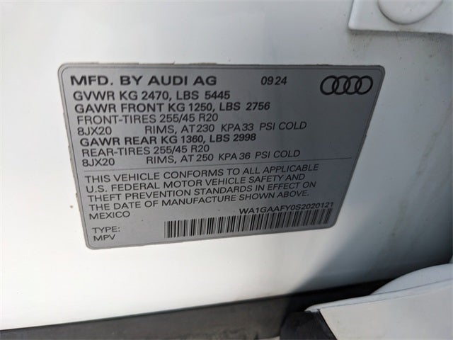 2025 Audi Q5 45 S line Premium quattro