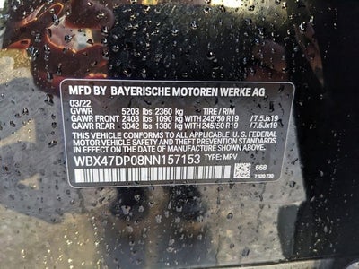 2022 BMW X3 sDrive30i