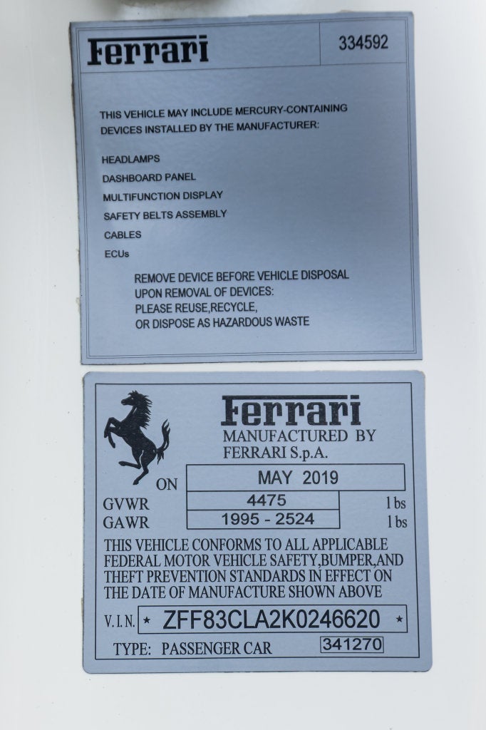 2019 Ferrari 812 Superfast Base
