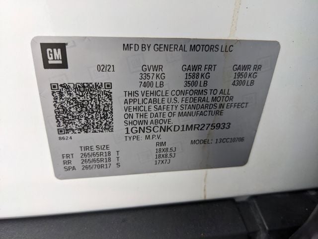 2021 Chevrolet Tahoe LT