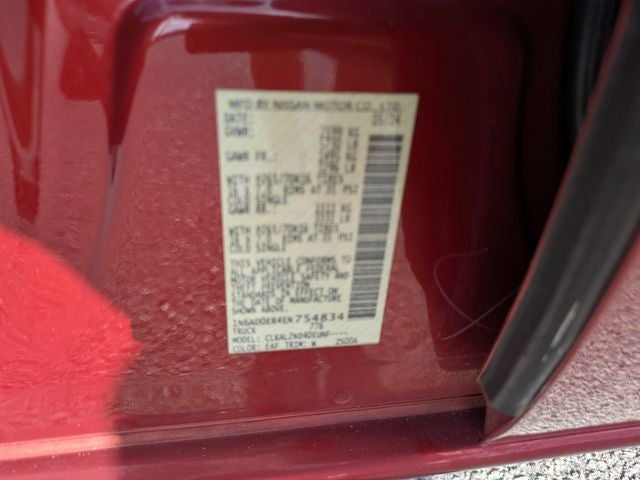 2014 Nissan Frontier SV