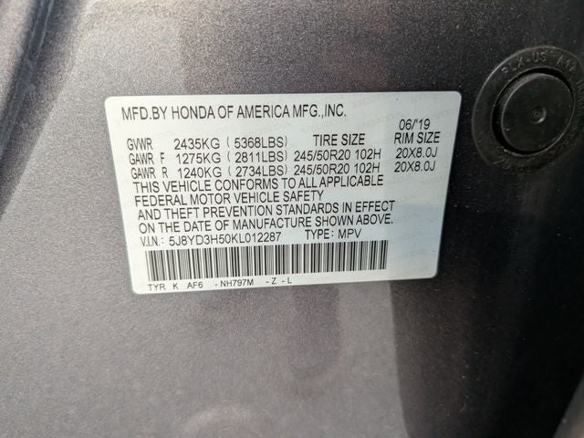 2019 Acura MDX 3.5L Technology Package