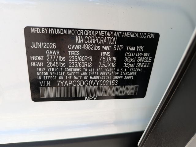 2027 Kia Sportage Hybrid EX