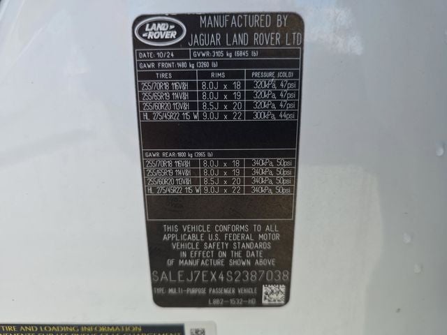 2025 Land Rover Defender 110 S