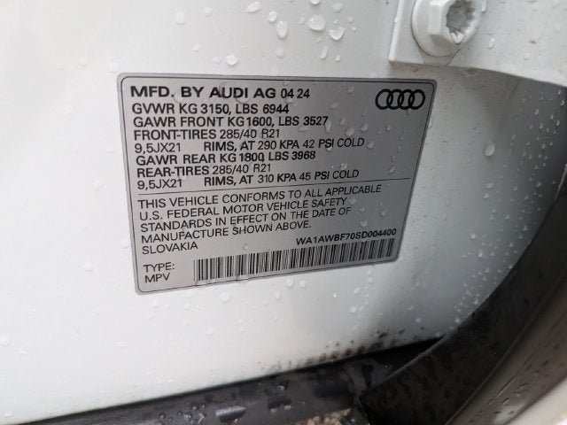 2025 Audi SQ7 Premium Plus quattro