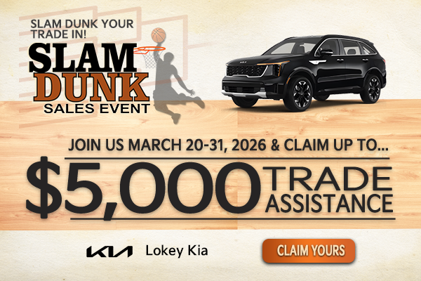 Lokey Kia Slam Dunk Sales Event